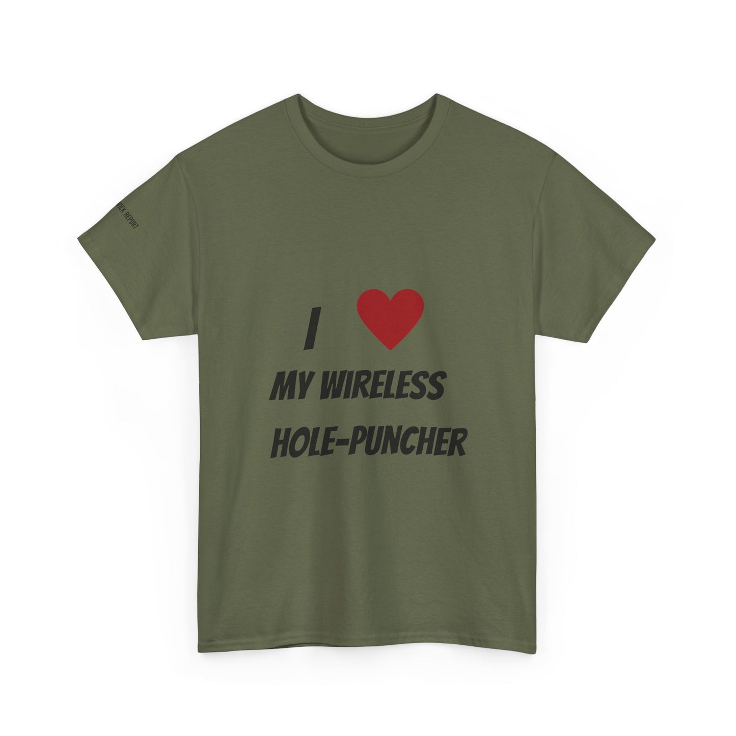 Wireless hole-puncher tee