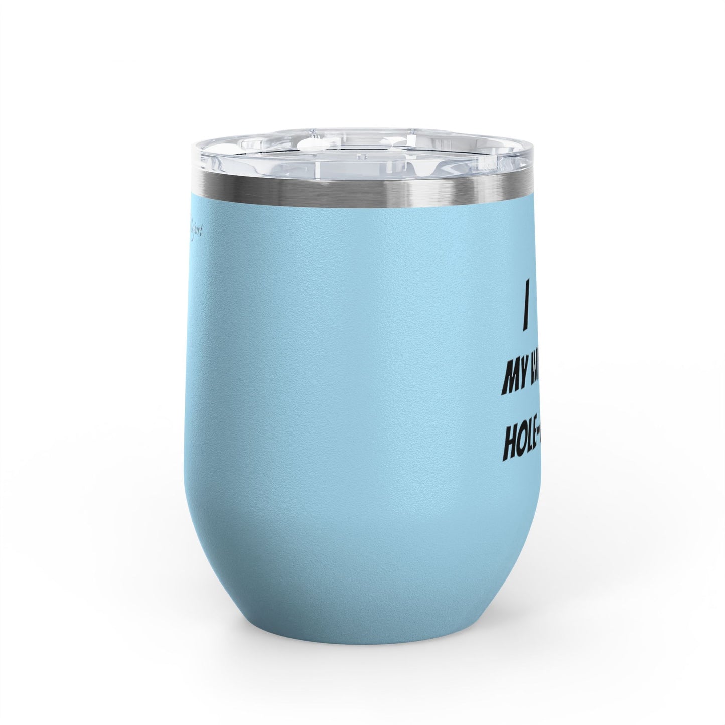 Wireless hole puncher wine tumbler