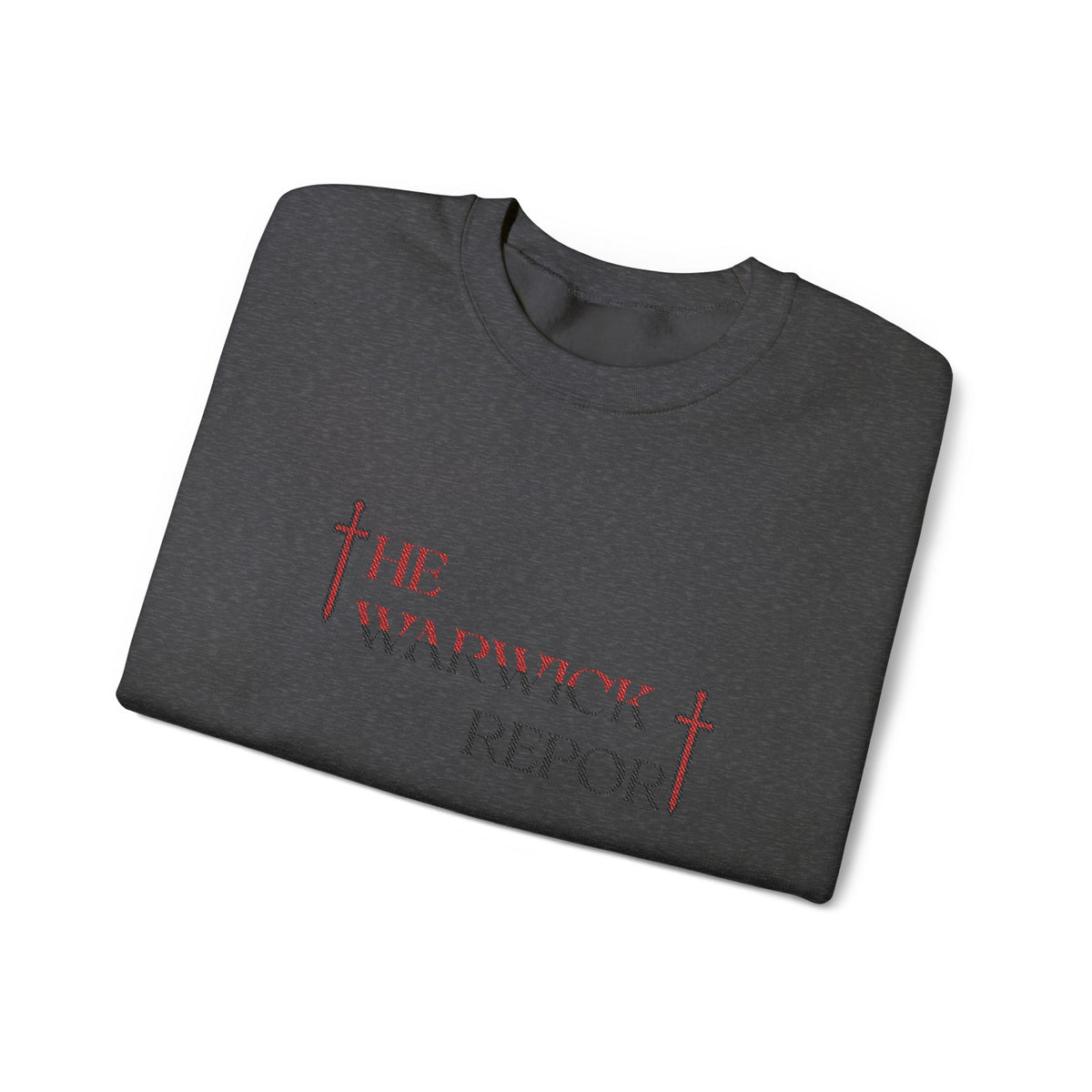 The Warwick Report Embroidered Crewneck