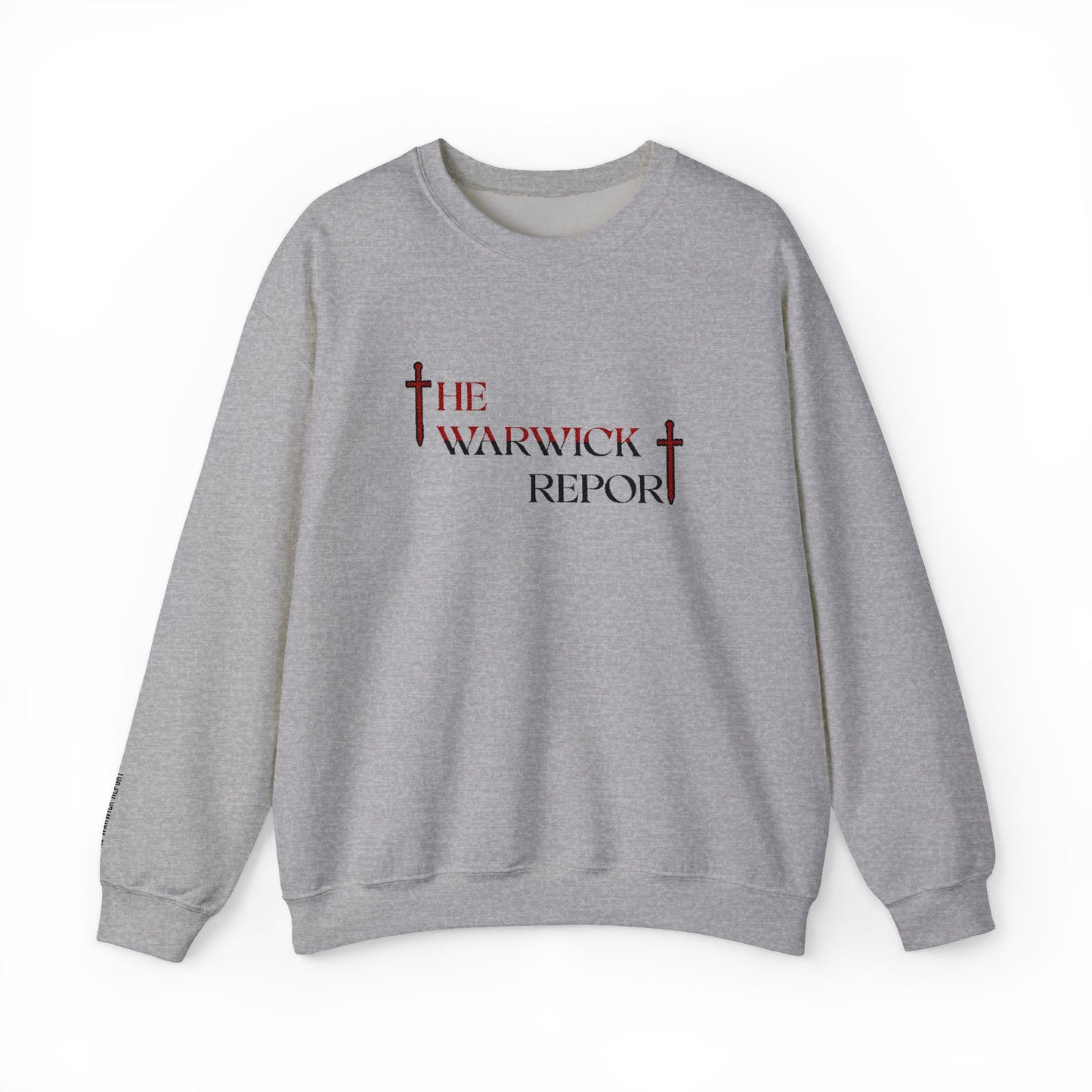 The Warwick Report Embroidered Crewneck