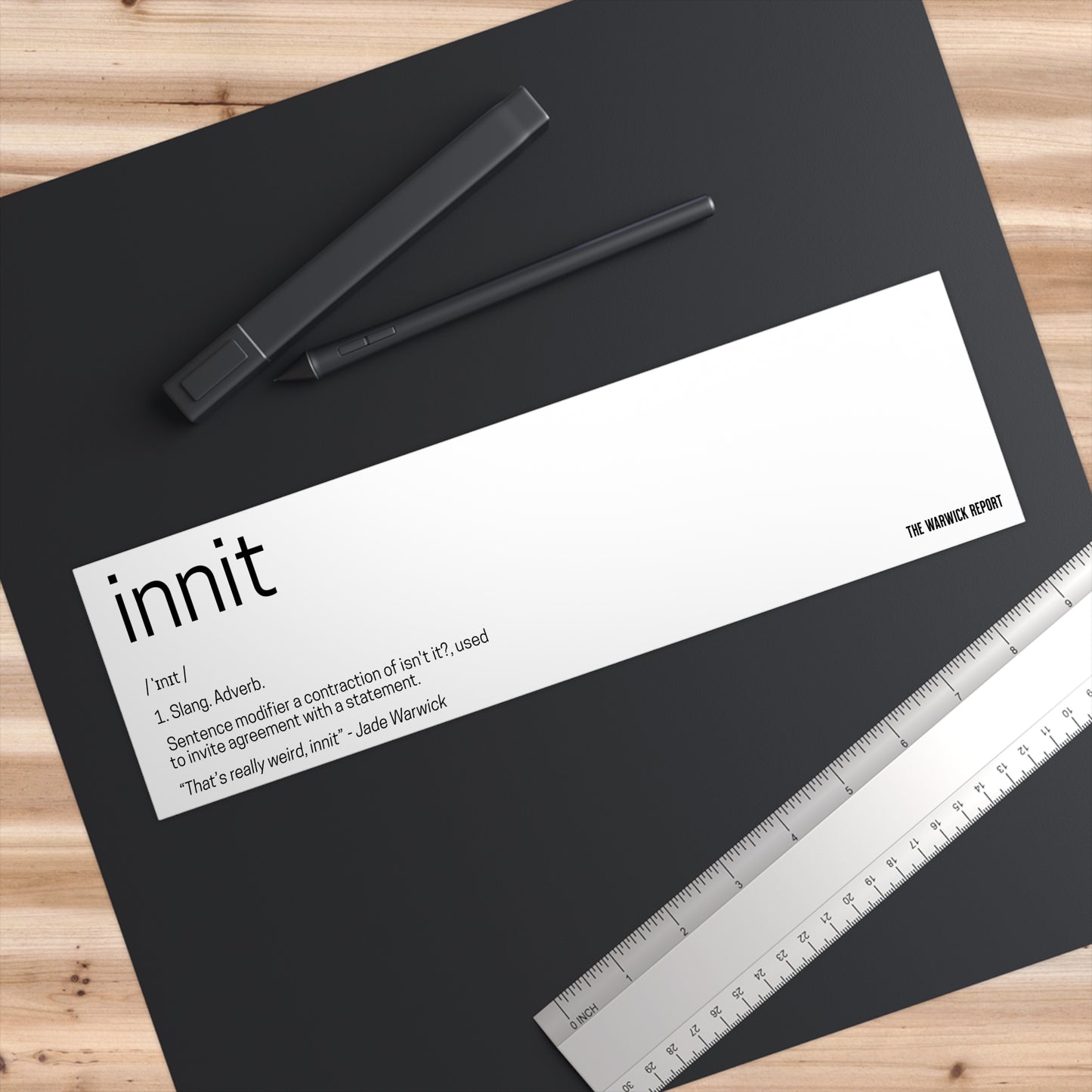 innit definition sticker