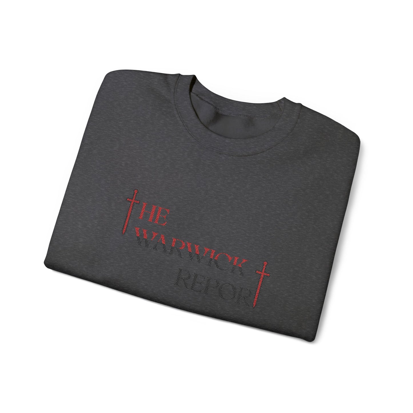The Warwick Report Embroidered Crewneck