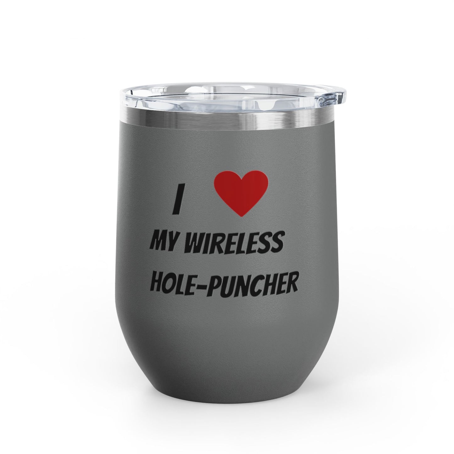 Wireless hole puncher wine tumbler