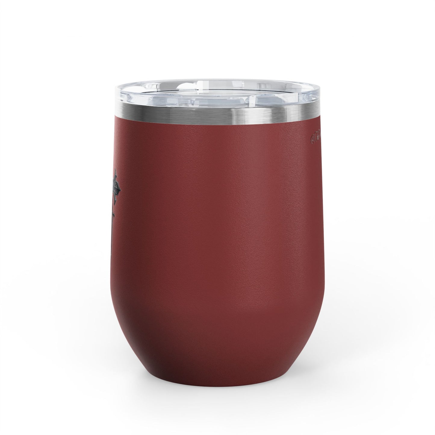Cross and swords wine tumbler