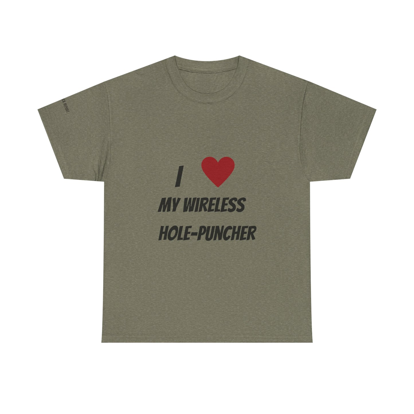 Wireless hole-puncher tee
