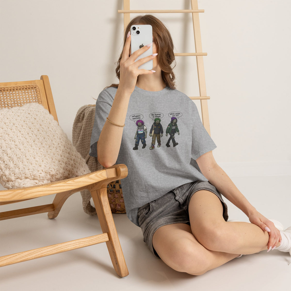 Halloween tee zombie