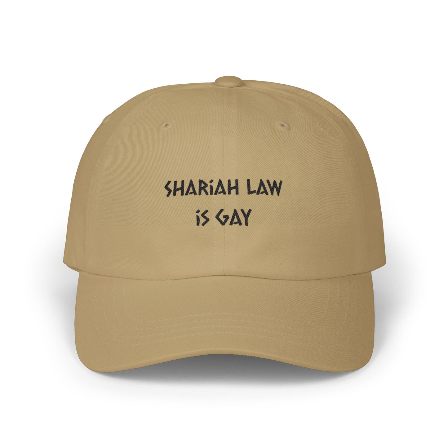 Shariah law is gay dad cap
