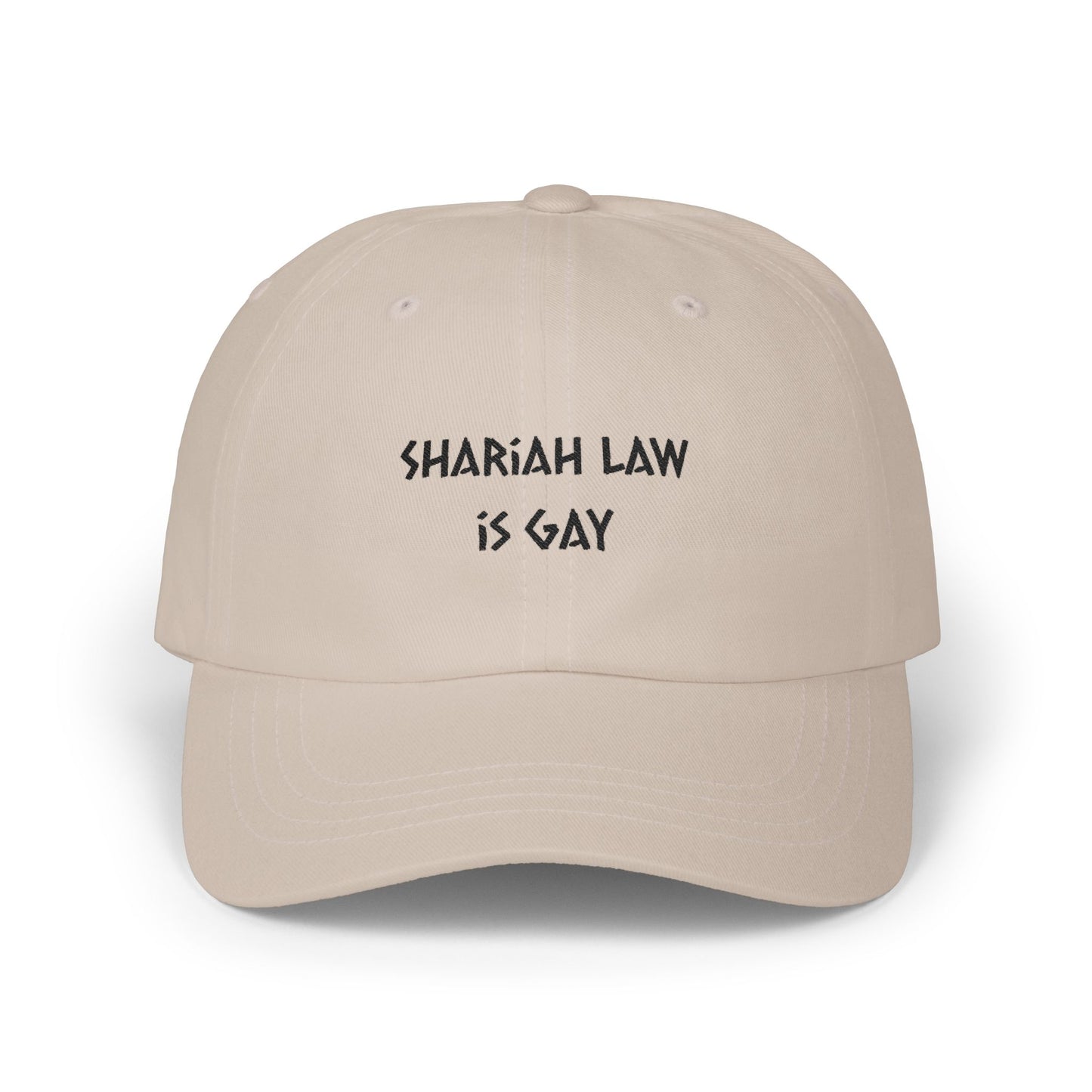 Shariah law is gay dad cap