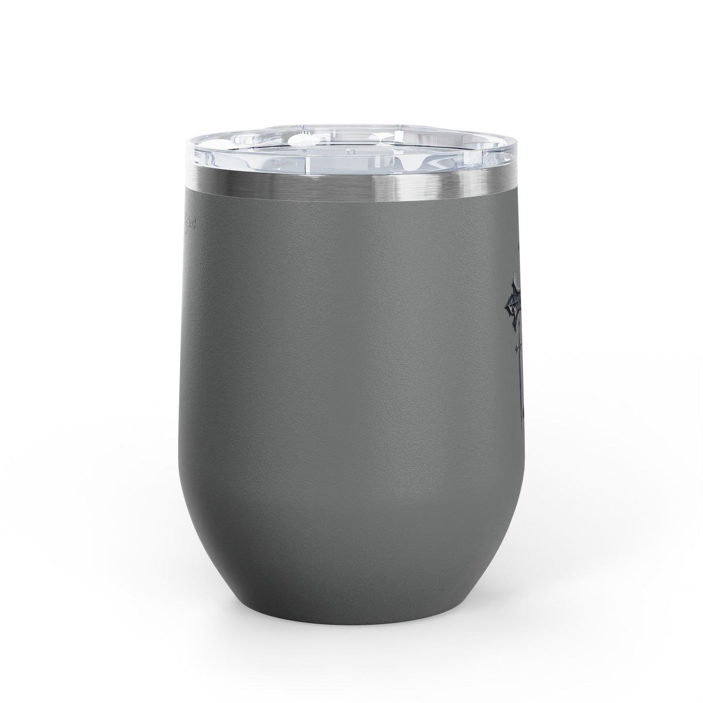 Cross and swords wine tumbler