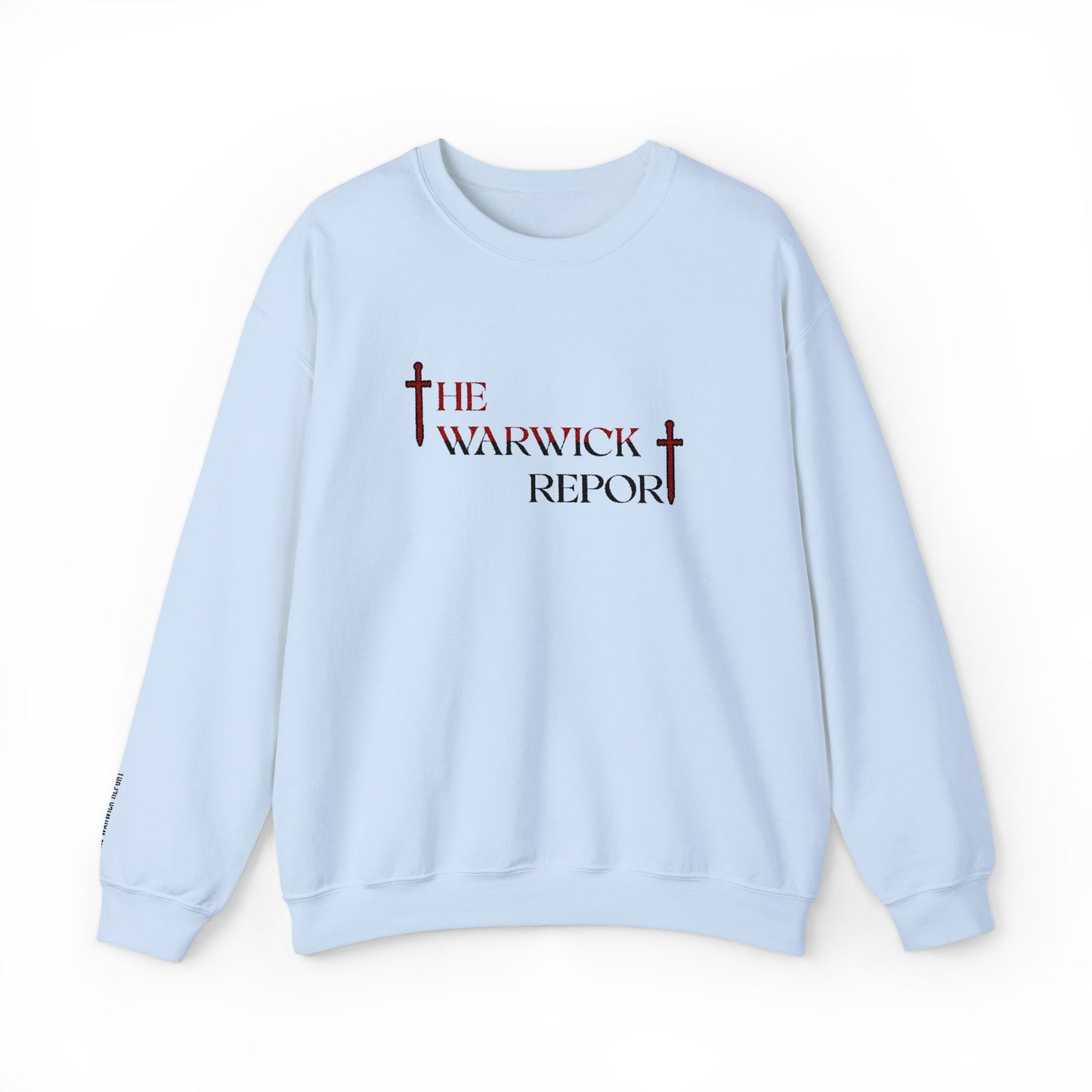 The Warwick Report Embroidered Crewneck
