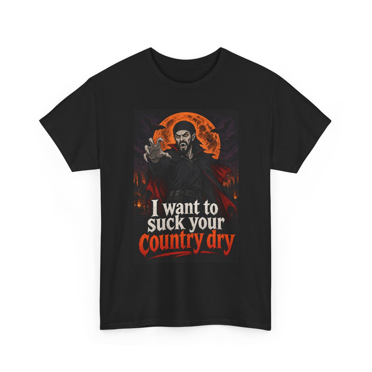 Halloween tee vampire