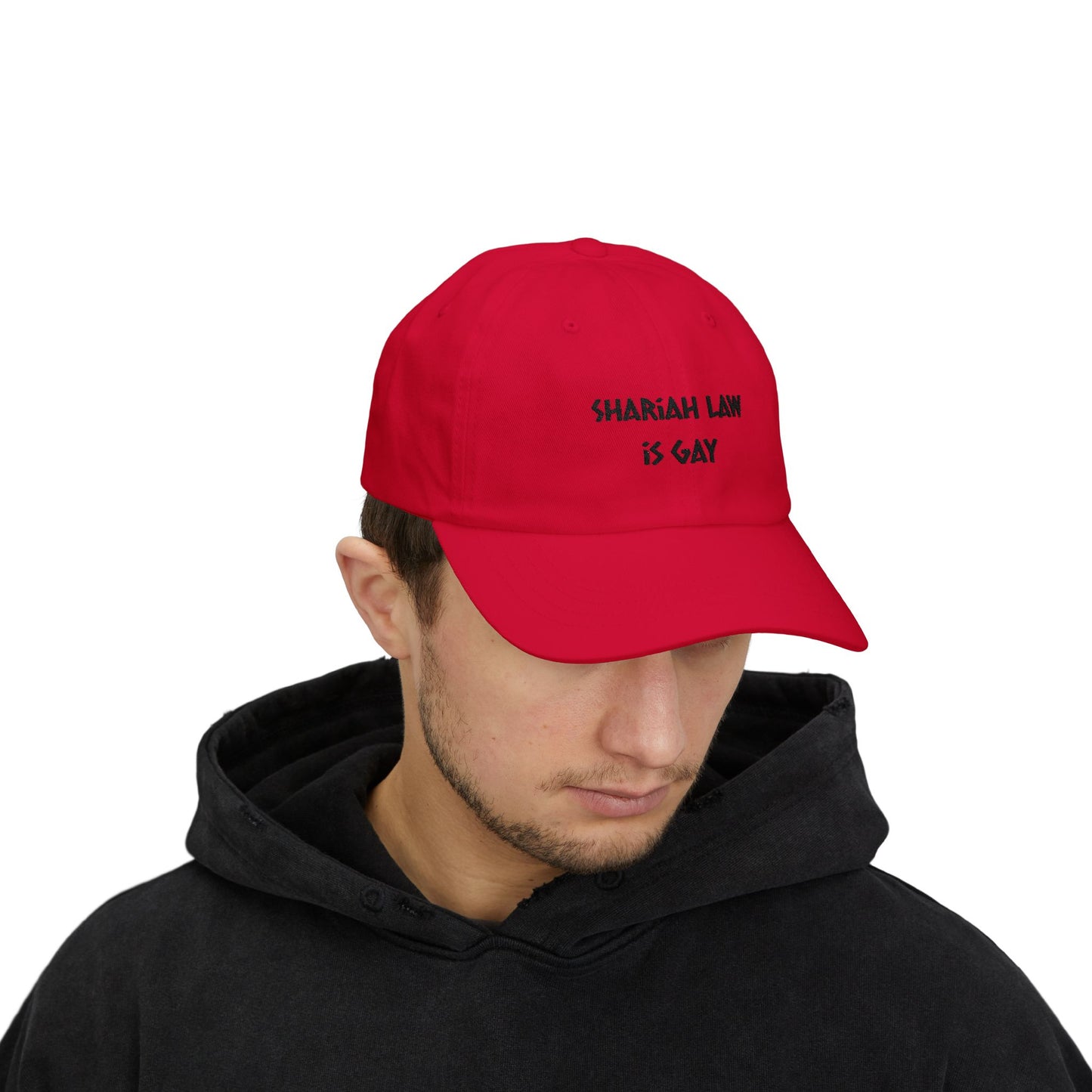 Shariah law is gay dad cap