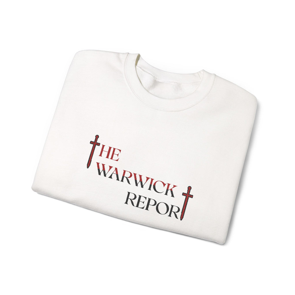The Warwick Report Embroidered Crewneck