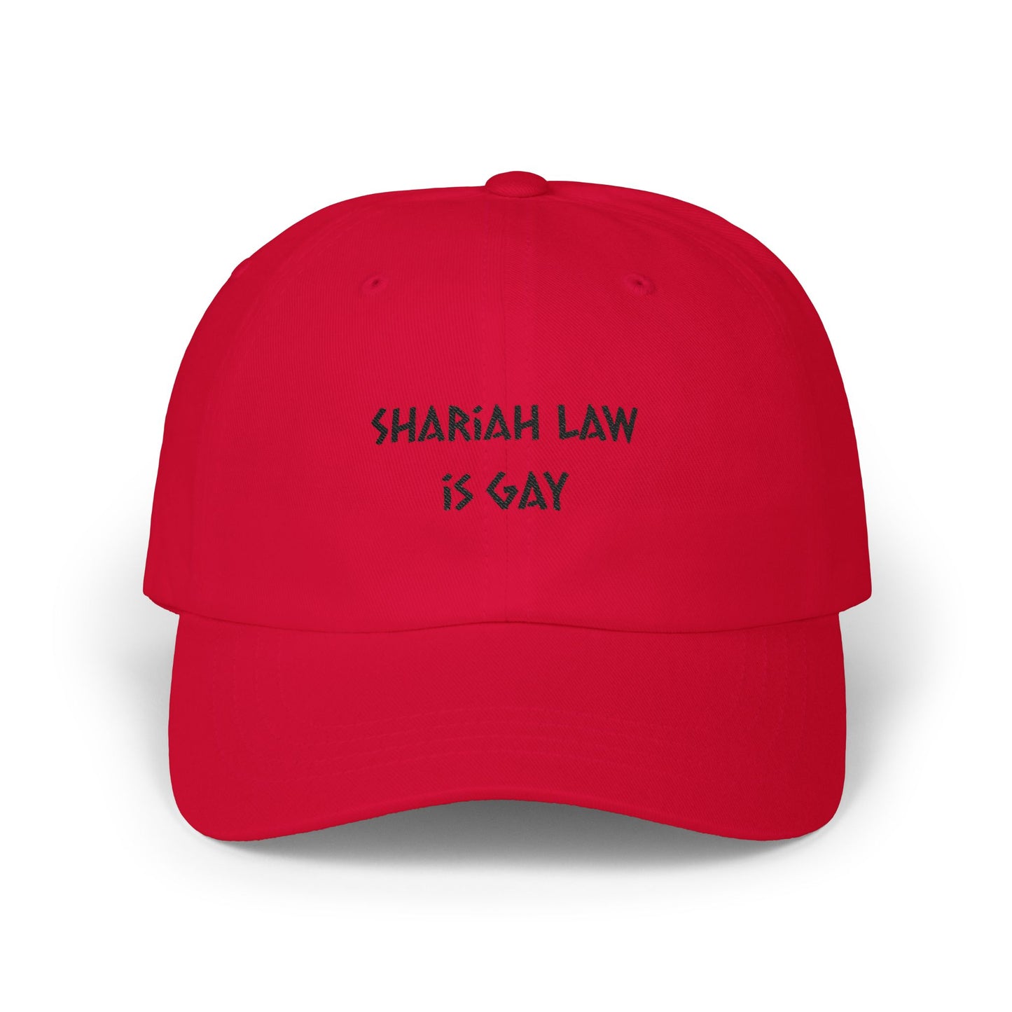 Shariah law is gay dad cap