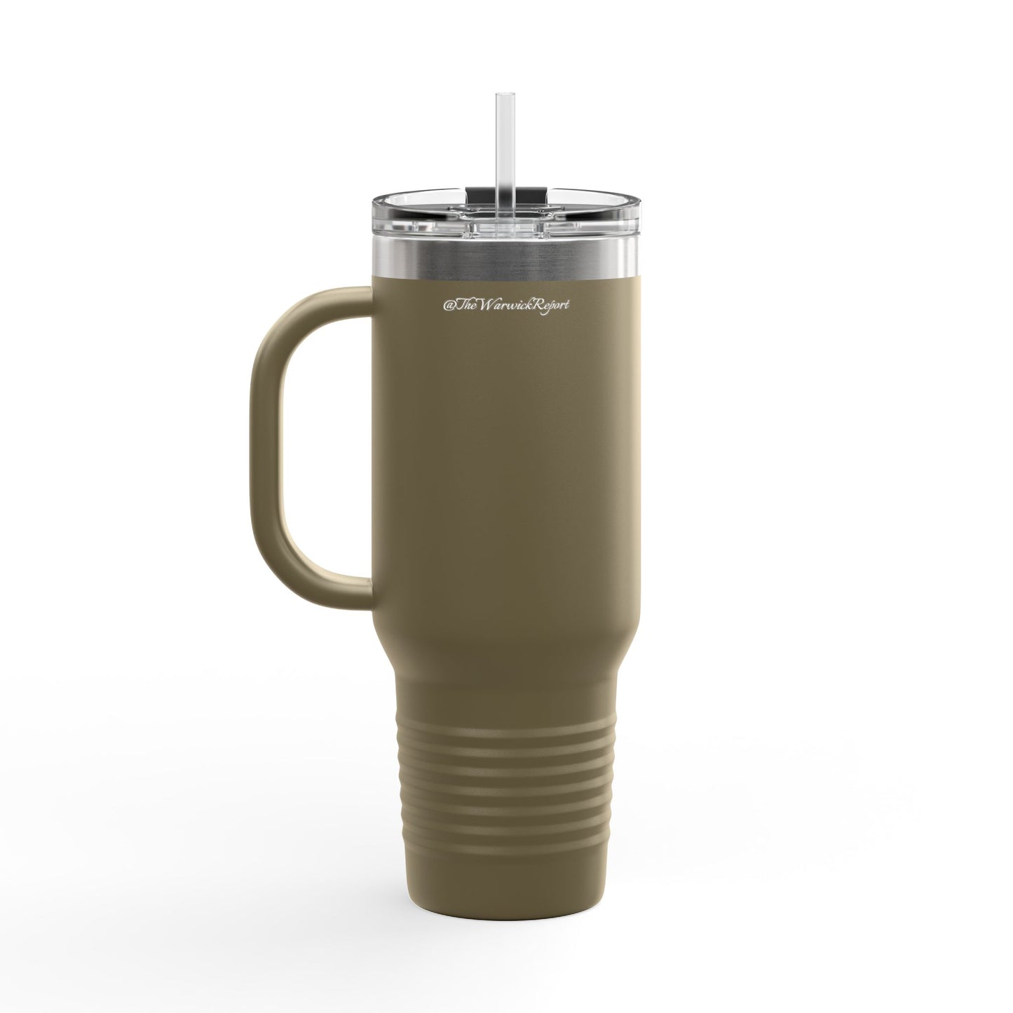 Wireless hole puncher insulated travel mug