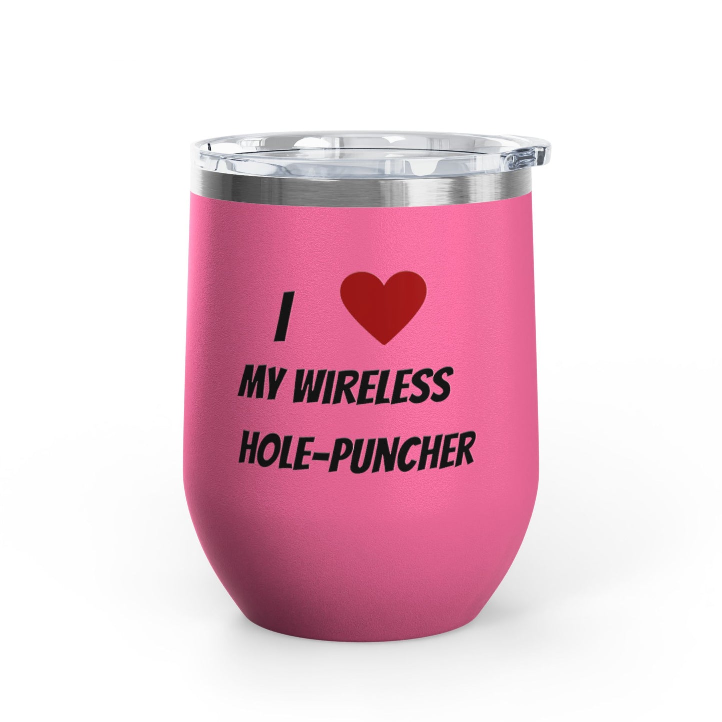 Wireless hole puncher wine tumbler