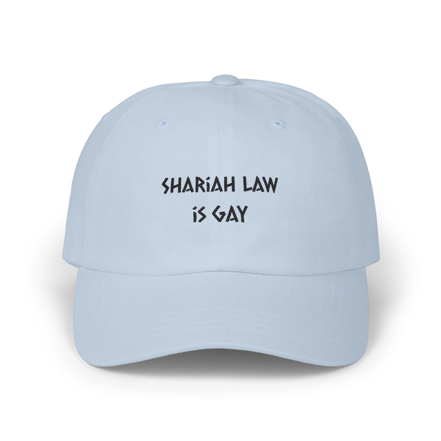 Shariah law is gay dad cap