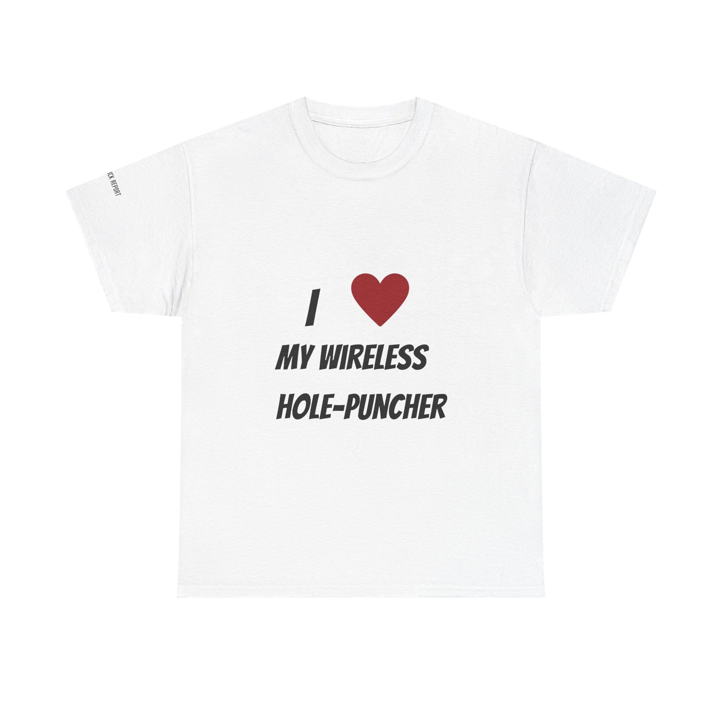 Wireless hole-puncher tee