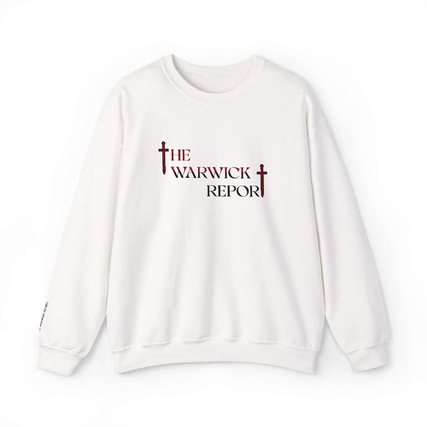 The Warwick Report Embroidered Crewneck