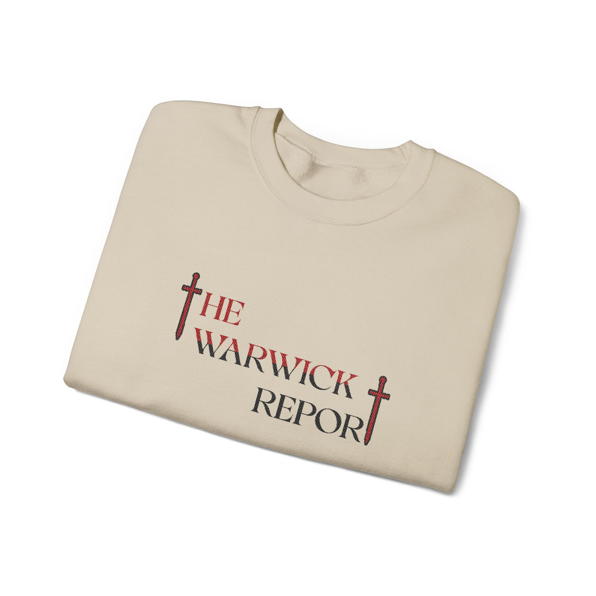 The Warwick Report Embroidered Crewneck