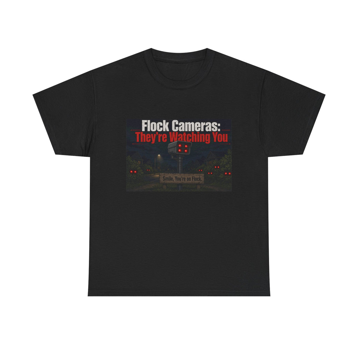 Halloween tee flock