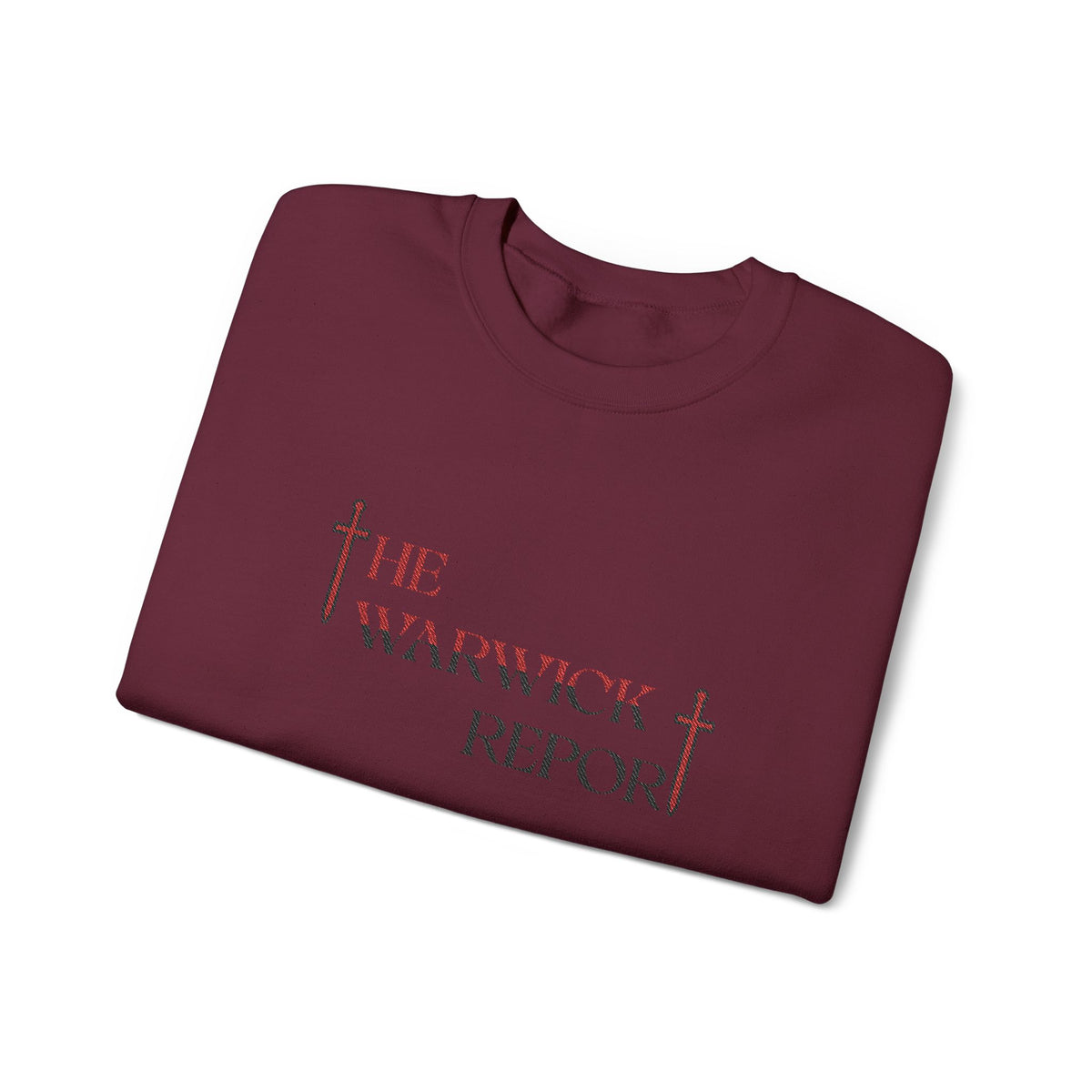 The Warwick Report Embroidered Crewneck