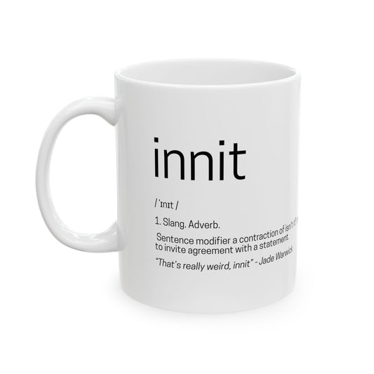 Innit definition mug