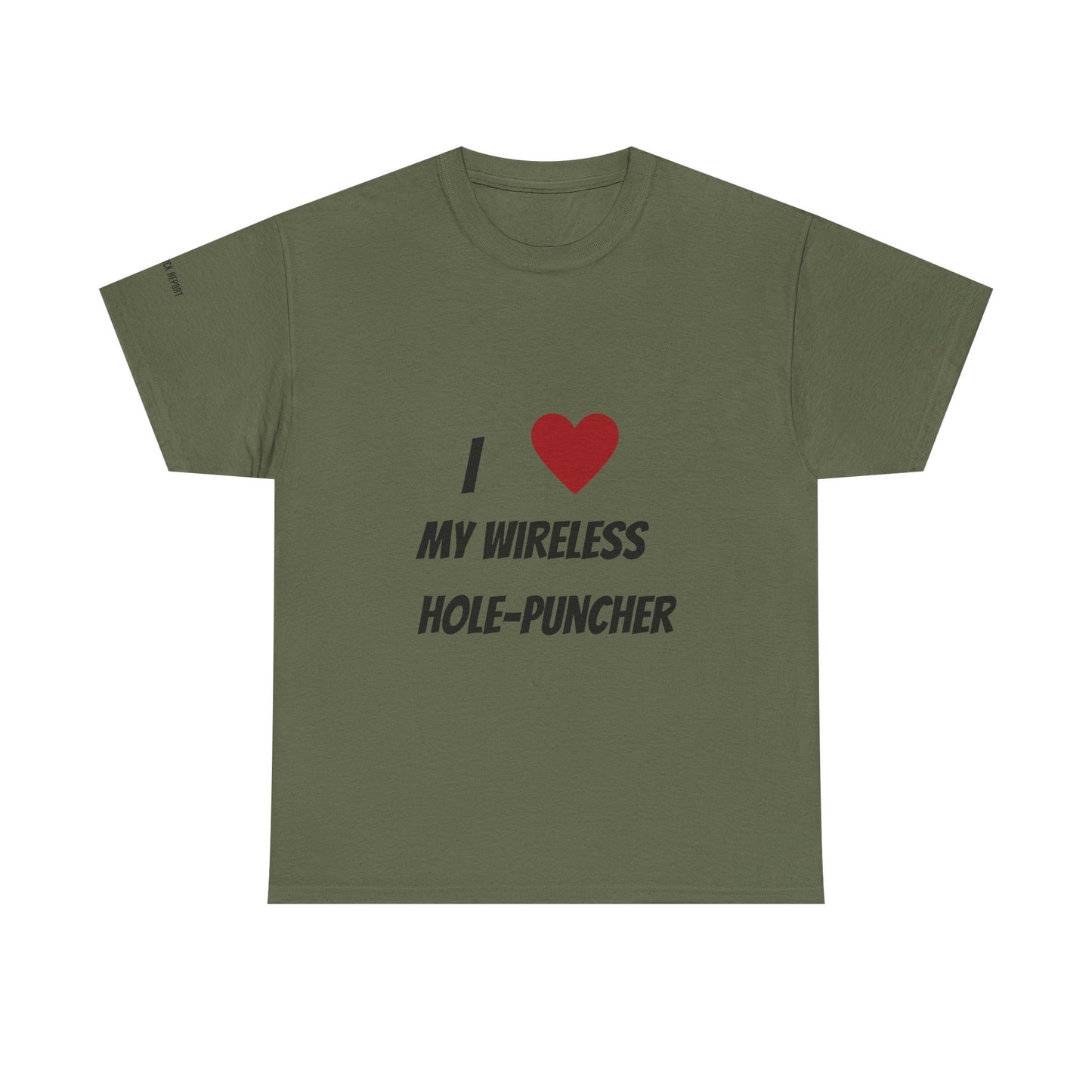 Wireless hole-puncher tee