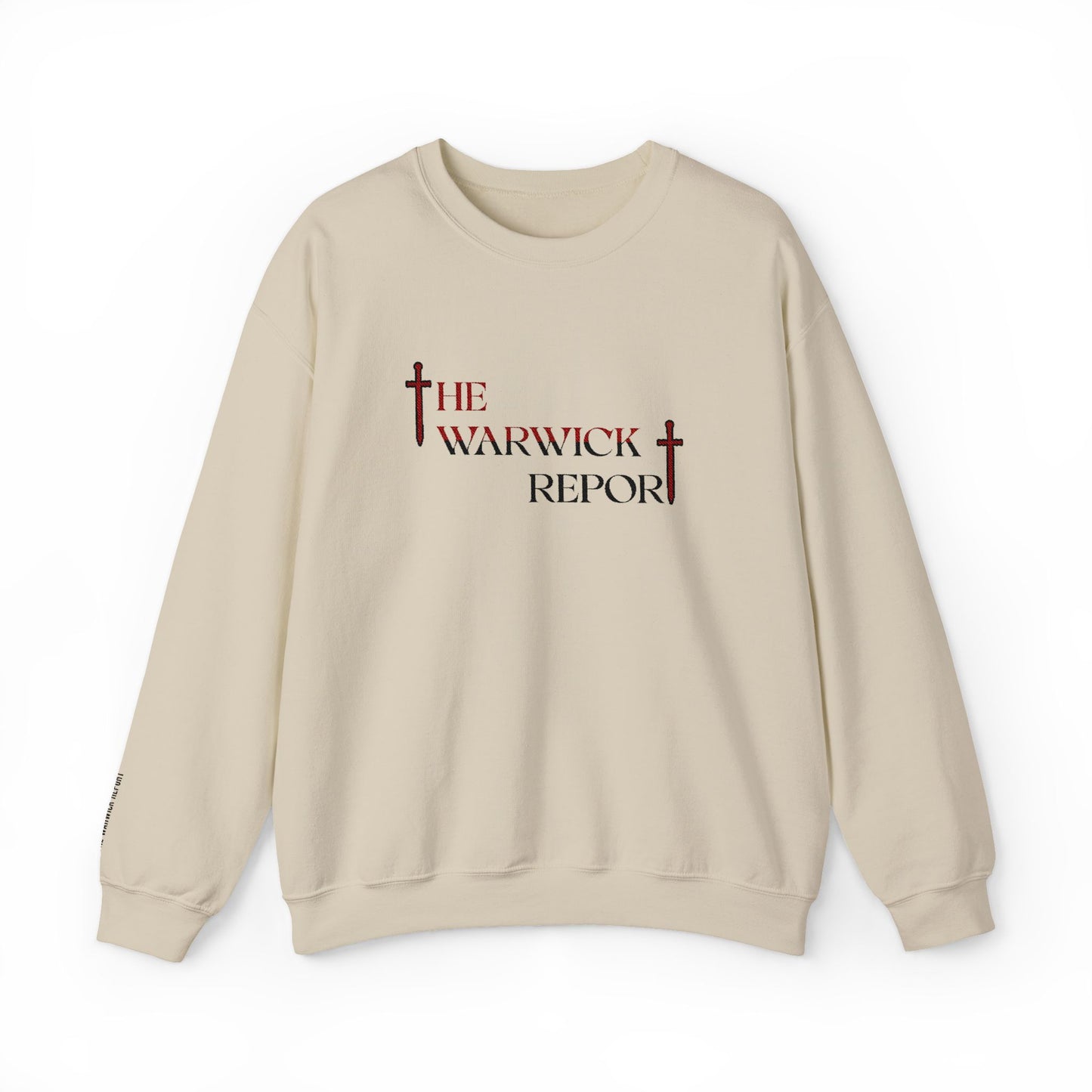 The Warwick Report Embroidered Crewneck