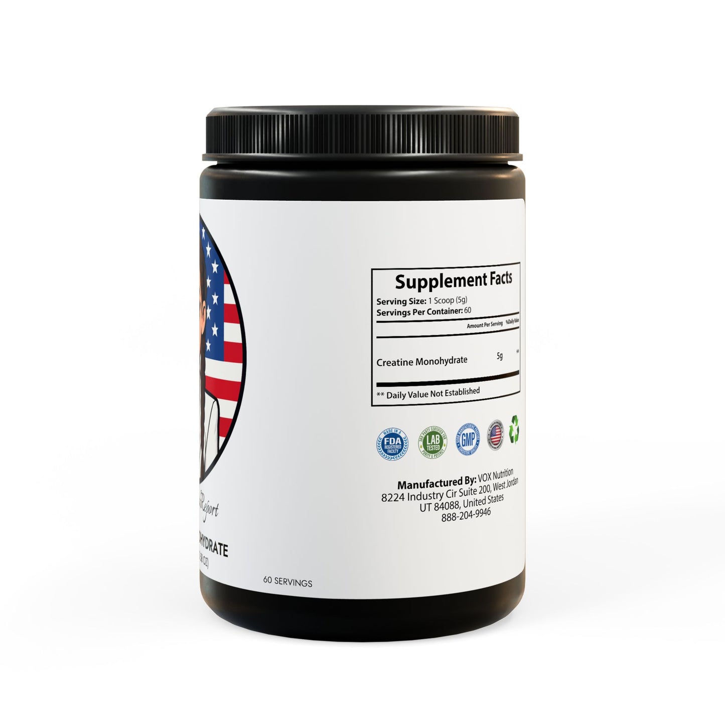 Creatine Monohydrate Supplement (300g, 10.58oz)