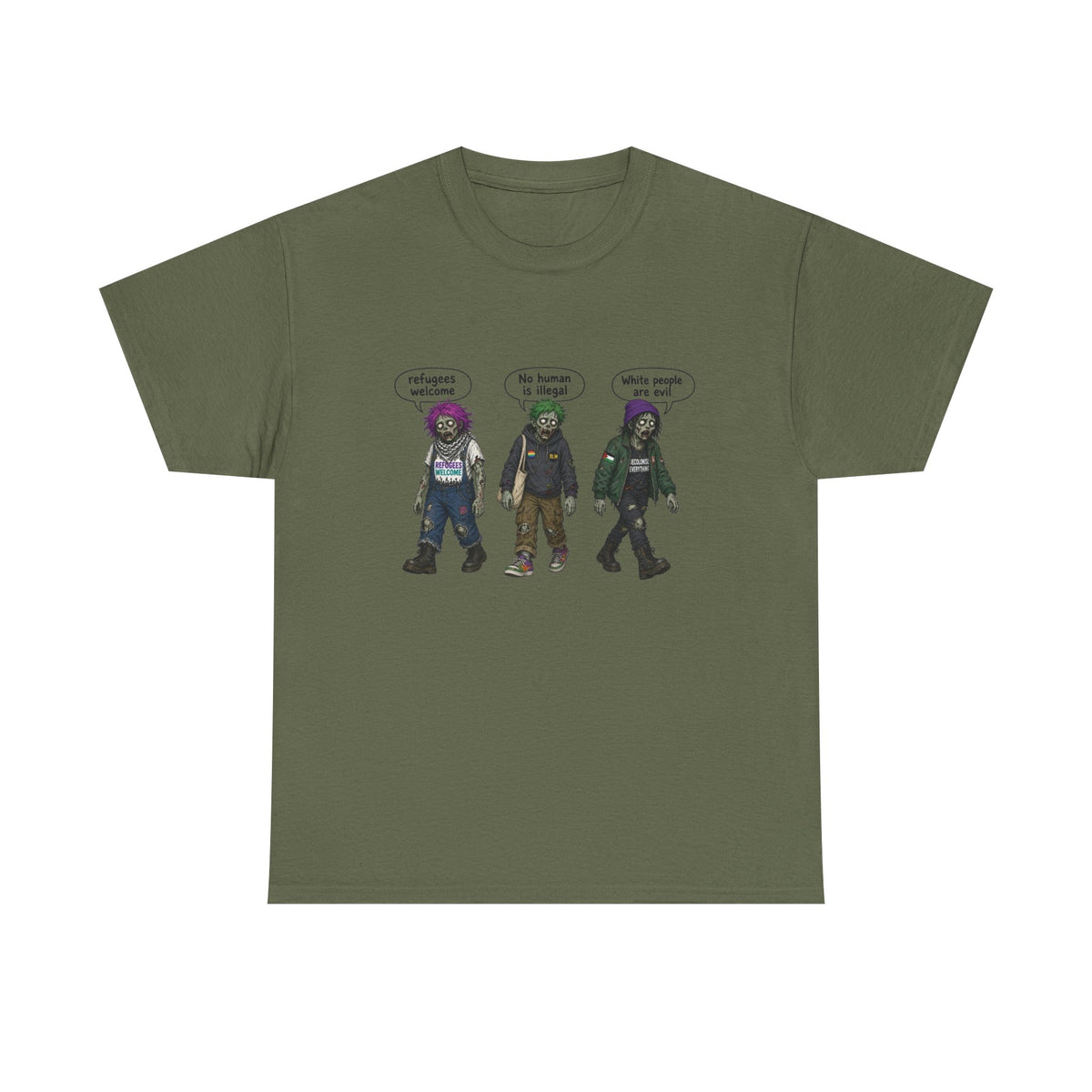 Halloween tee zombie