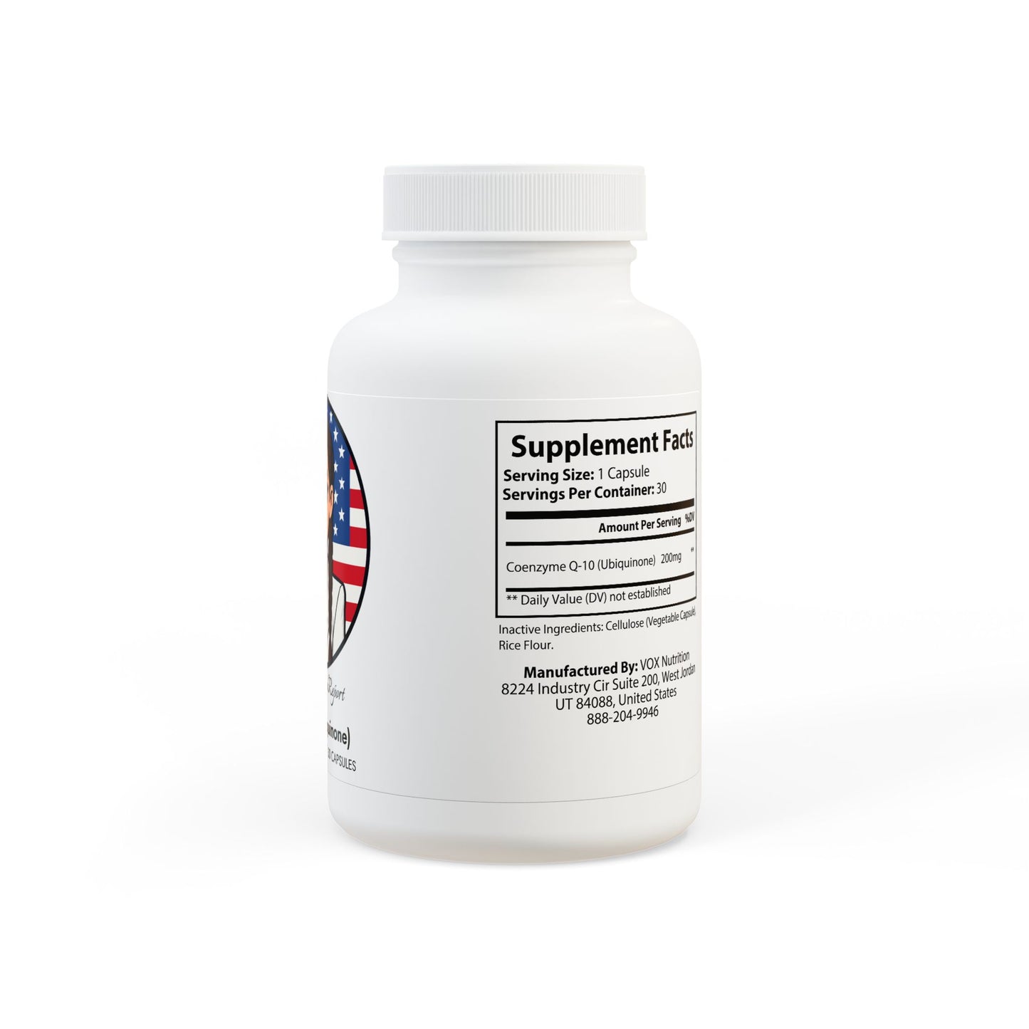 CoQ10 (Ubiquinone) Supplement (30 Capsules)