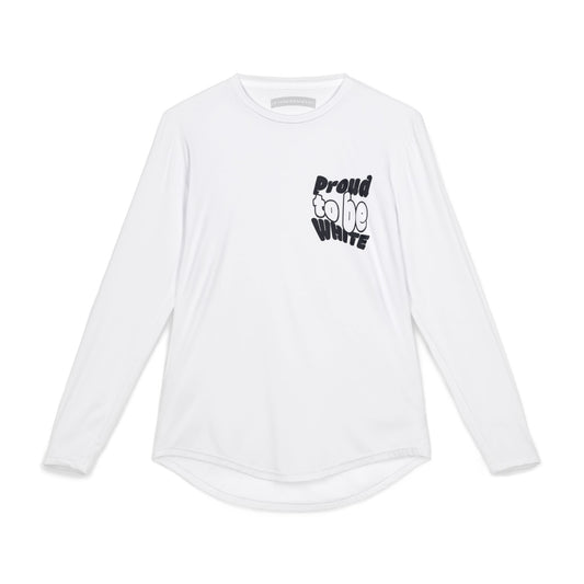 proud to be white long sleeve UV protection shirt