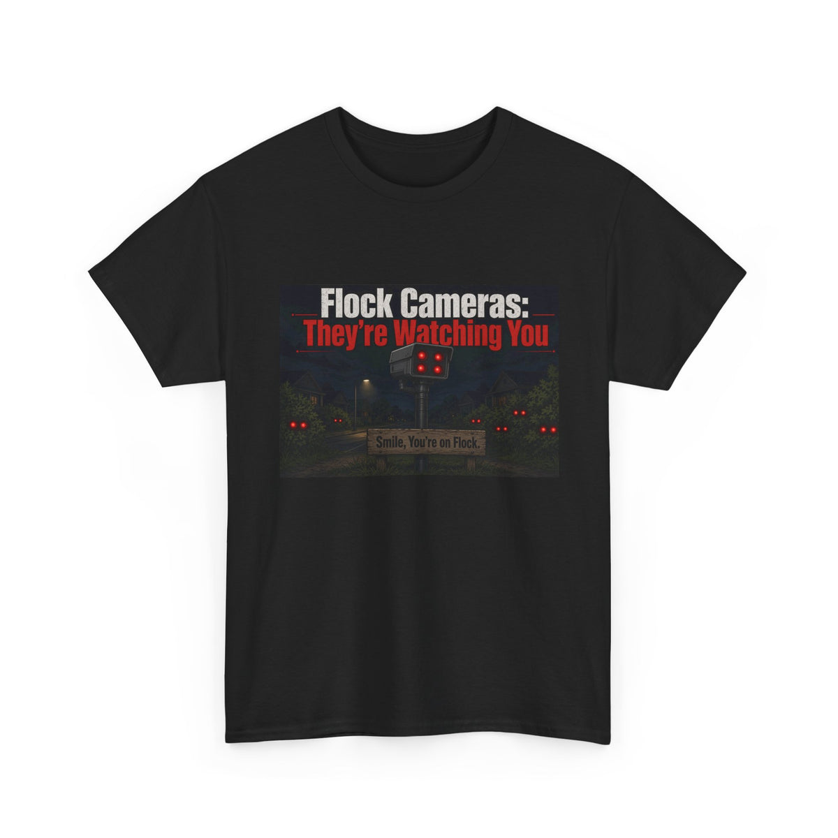 Halloween tee flock