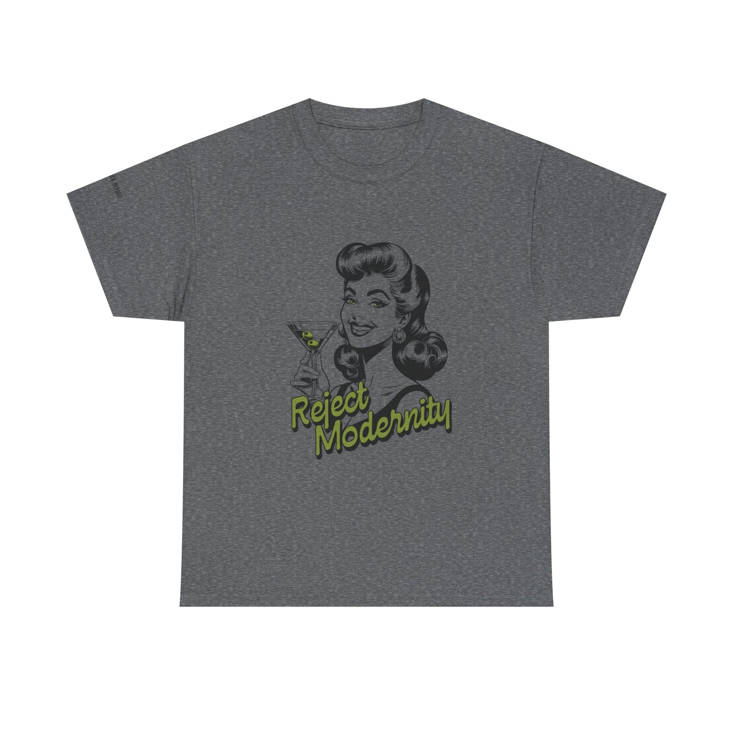 reject modernity martini tee