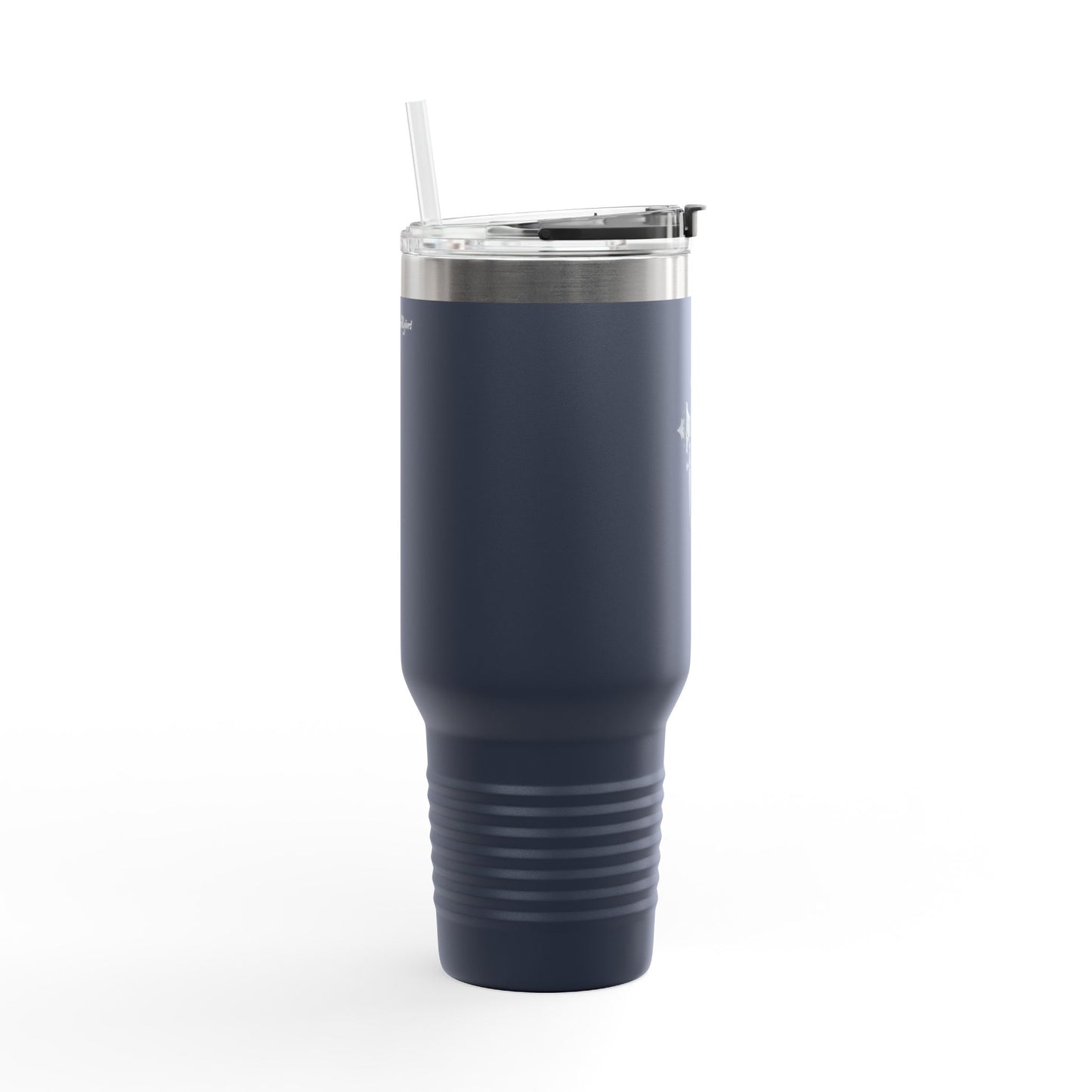 Cross and swords insulated travel mug