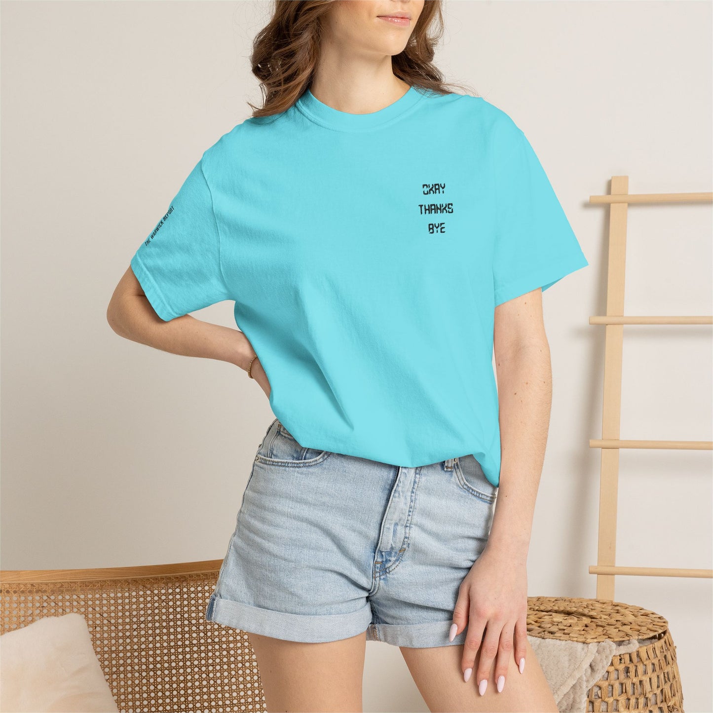 Okay thanks bye digital Embroidered T-Shirt