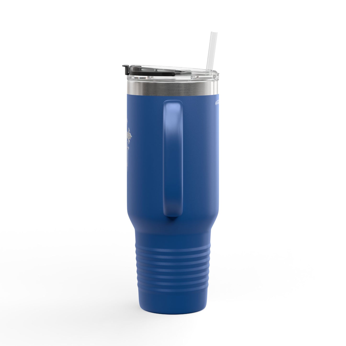 Cross and swords insulated travel mug