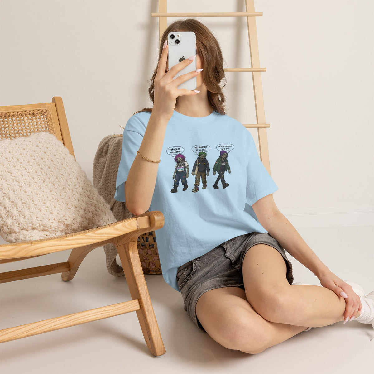 Halloween tee zombie