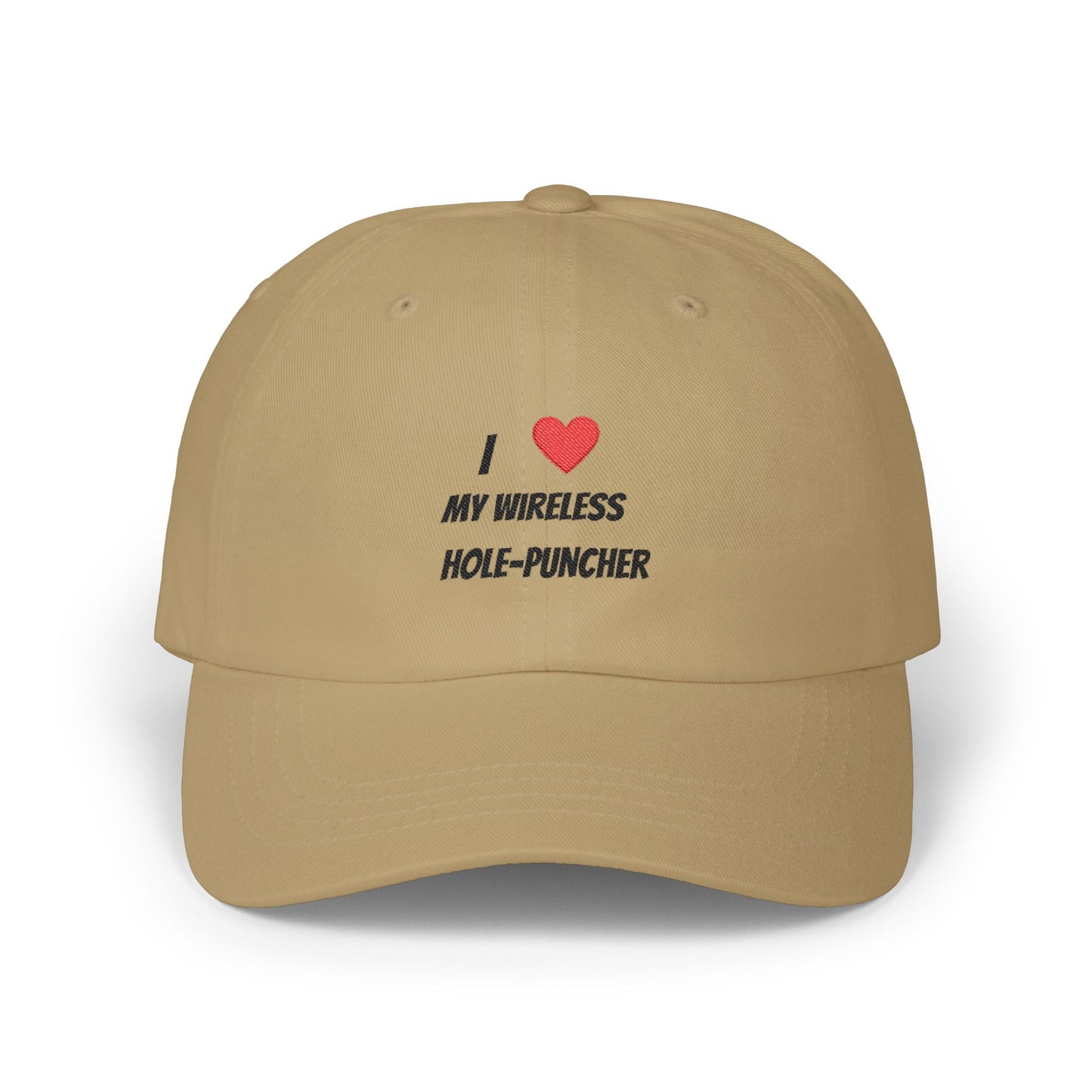 Wireless hole puncher dad cap