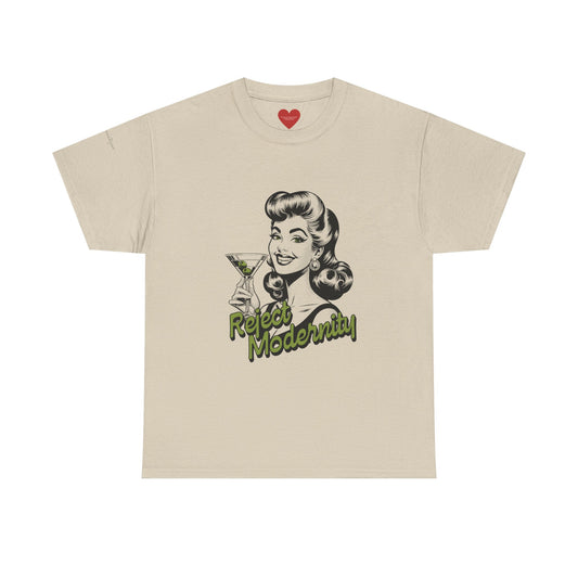 reject modernity martini tee
