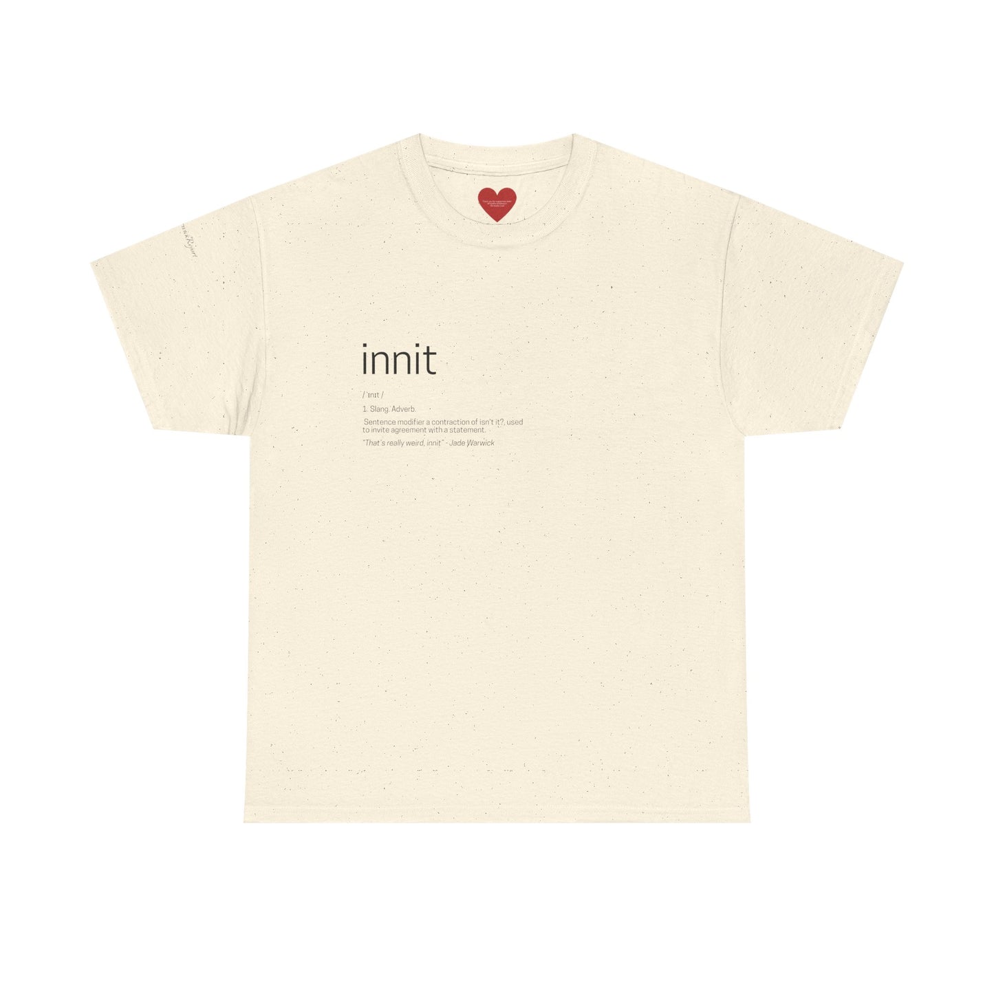 innit definition tee