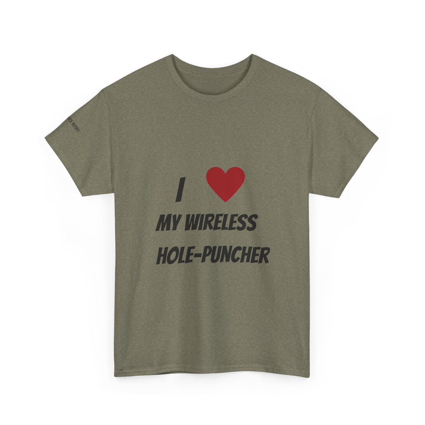 Wireless hole-puncher tee