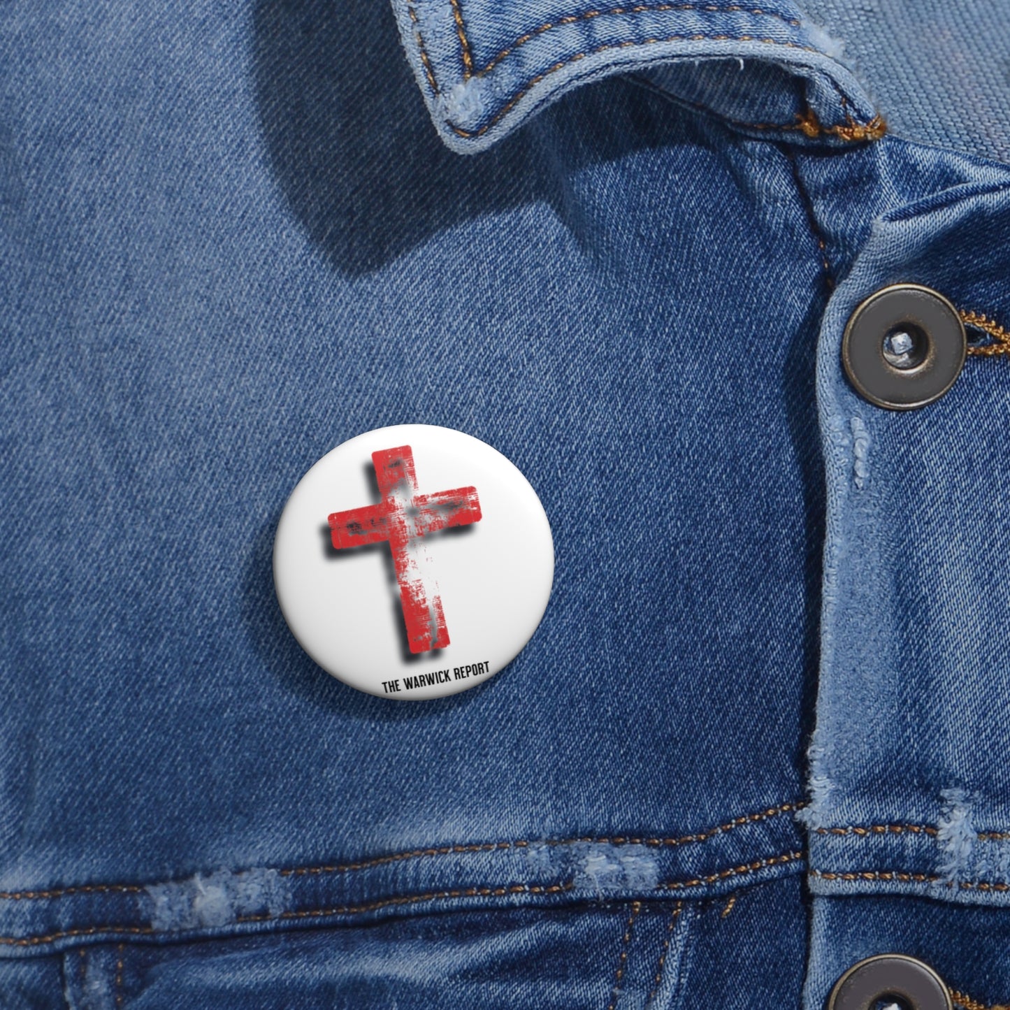Cross Pin Button