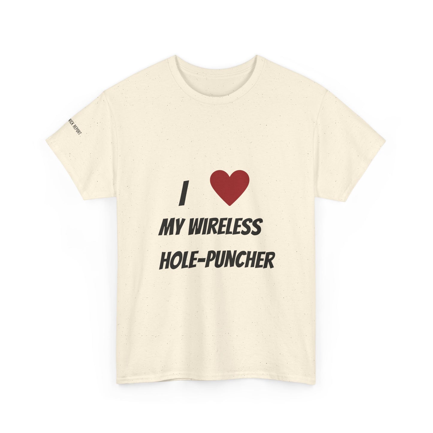 Wireless hole-puncher tee