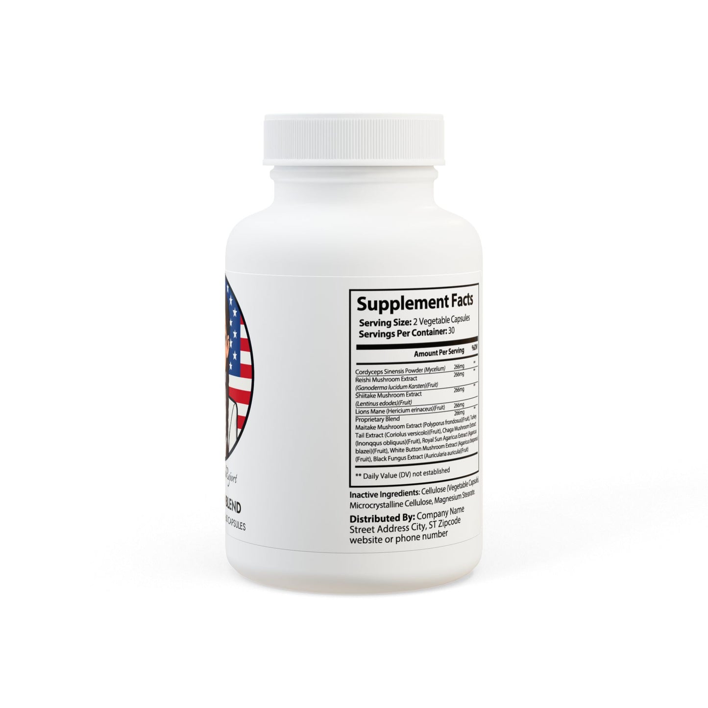 Mushroom Blend Supplement (60 Capsules)