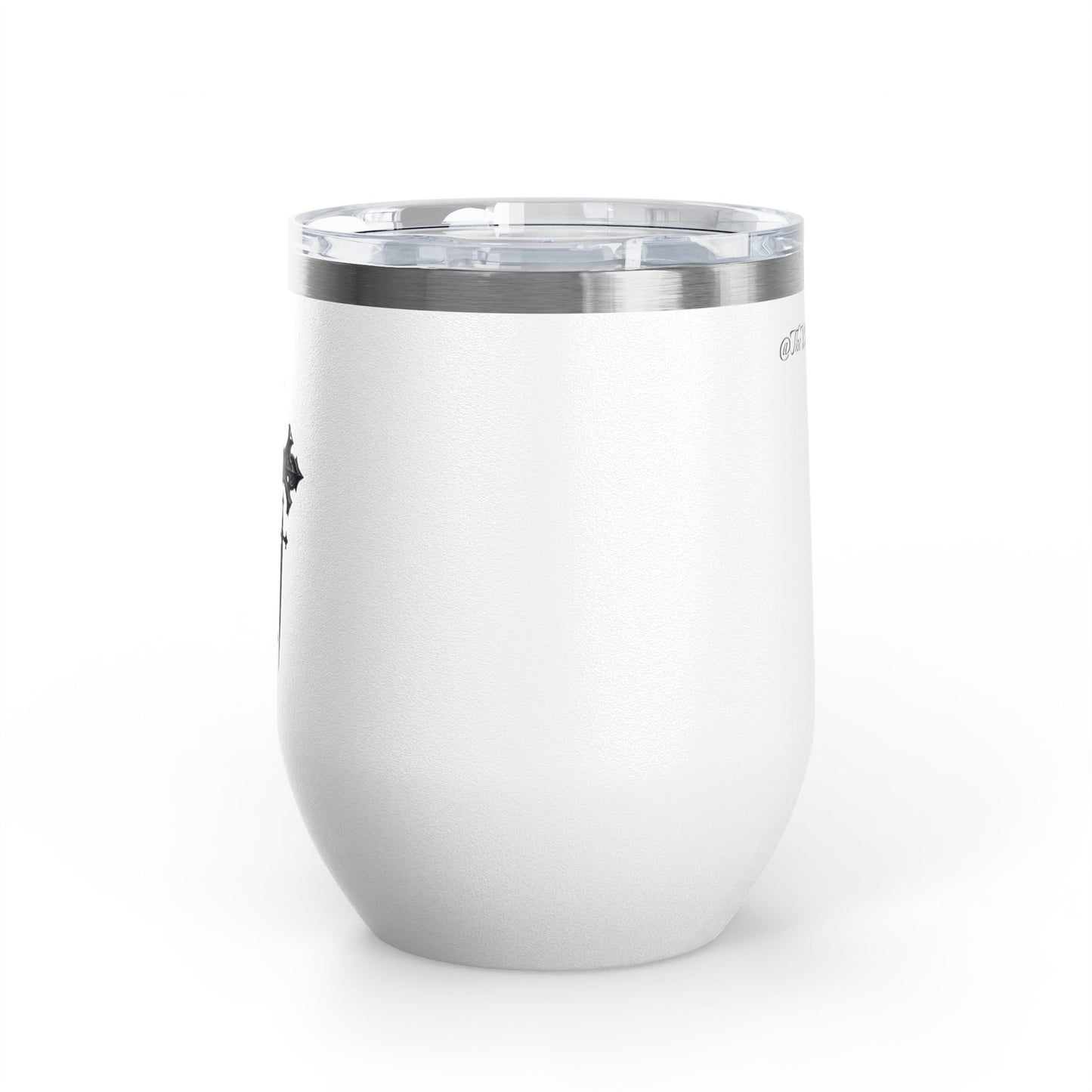 Cross and swords wine tumbler