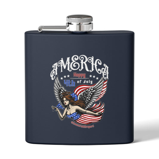 American angel stainless steel flask