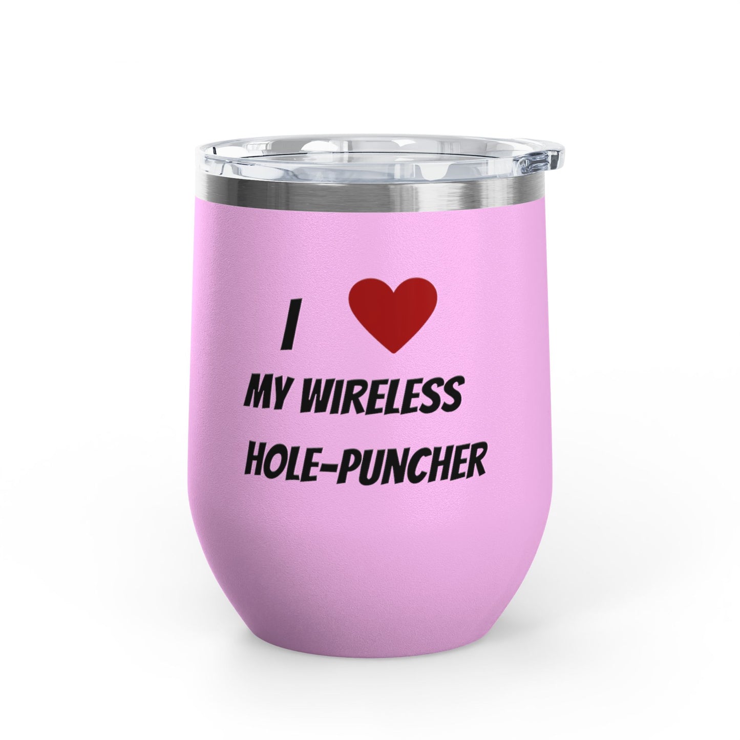 Wireless hole puncher wine tumbler