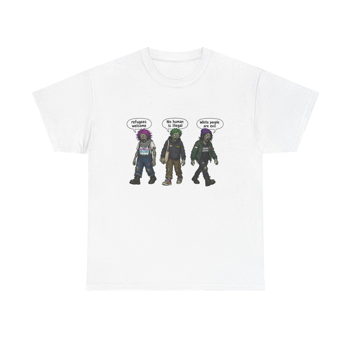 Halloween tee zombie